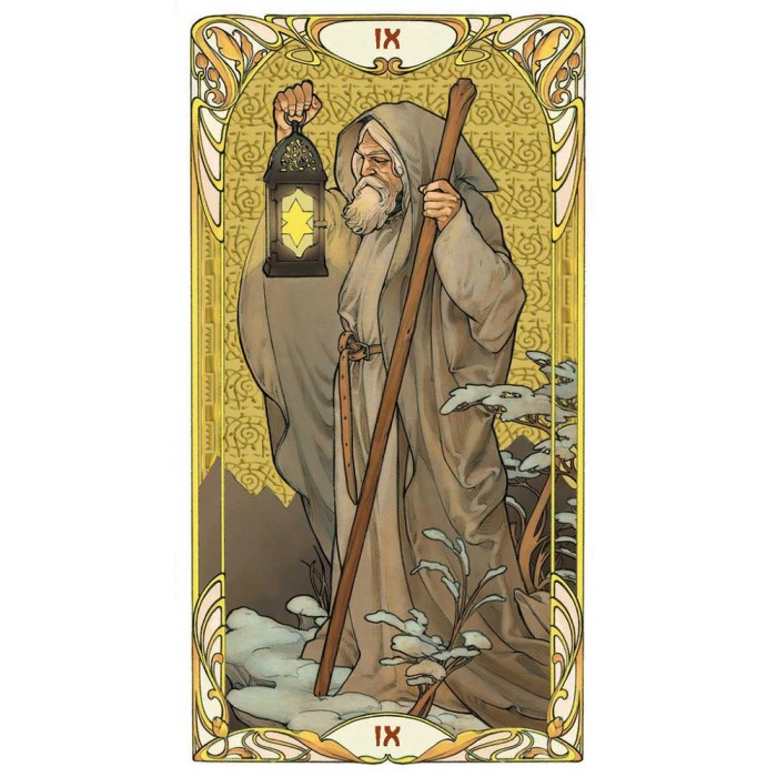 Golden Art Nouveau Tarot - Lo Scarabeo (22 κάρτες) Κάρτες Ταρώ